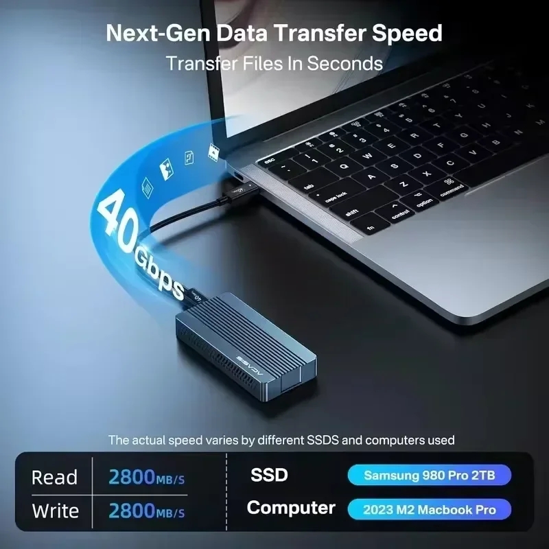 Корпус для SSD ACASIS 40 Гбит/ – обзор и цена 8Tb M2 Nvme Ssd